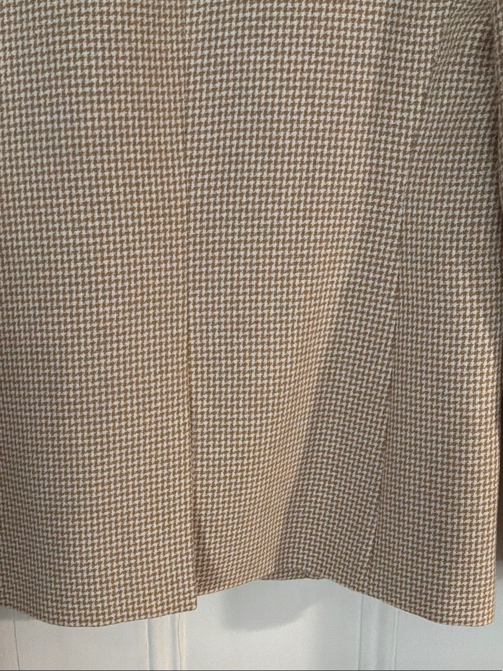 J. Crew Men's Tan Houndstooth Sport Coat - Picture 5 of 9